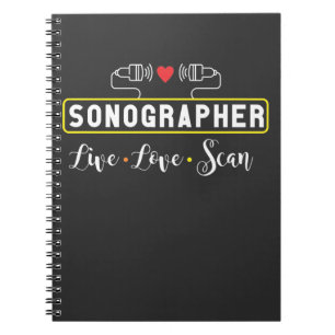 Caderno Espiral Sonógrafo Sonógrafo Sonográfico Profissão