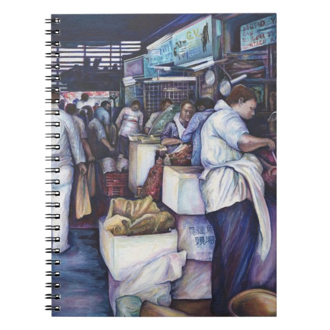 Caderno Espiral Sopa de Cabeça de Peixe, Singapura (Frente)