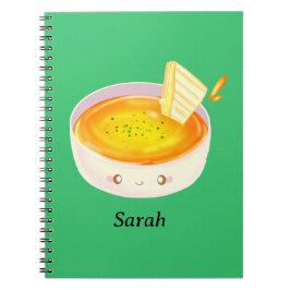 Caderno Espiral Sopa De Tomate E Sanduíche De Queijo Grelhado