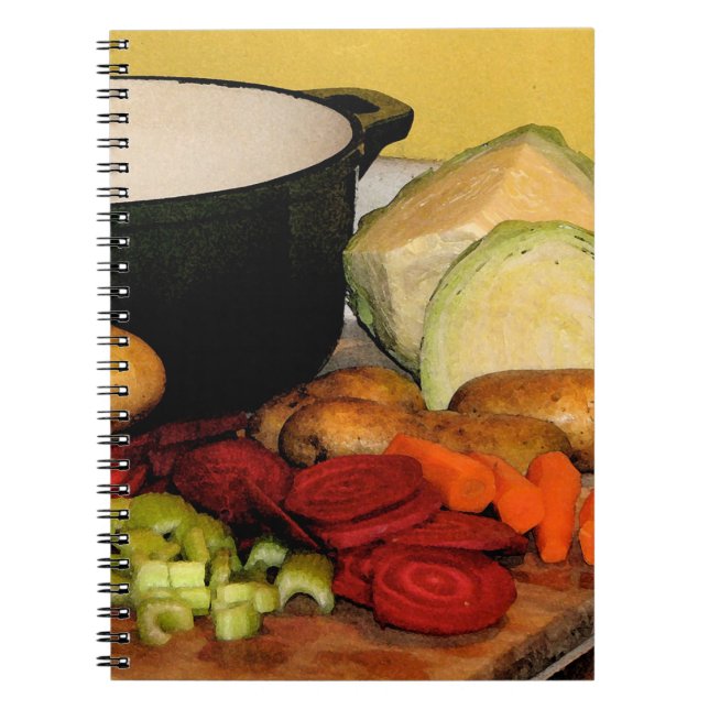 Caderno Espiral Sopa Vegetal (Frente)