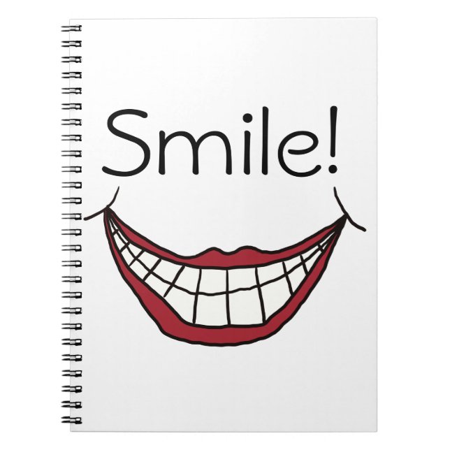 Caderno Espiral Sorria!  (Frente)