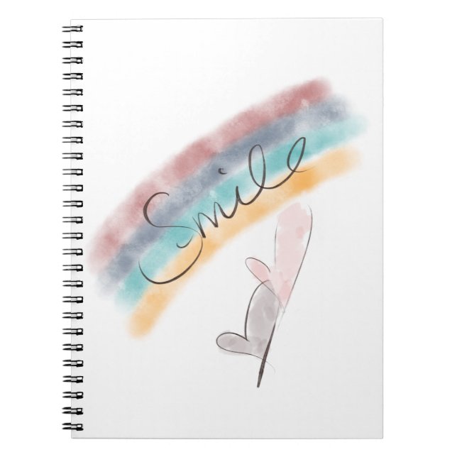 Caderno Espiral Sorria 🙂 (Frente)