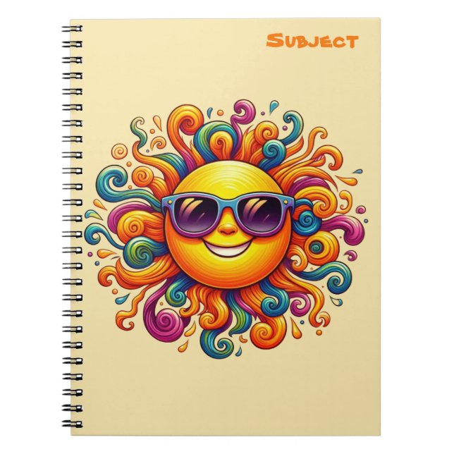 Caderno Espiral Sorrisos Sunny (Frente)