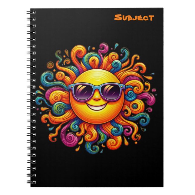 Caderno Espiral Sorrisos Sunny (Frente)