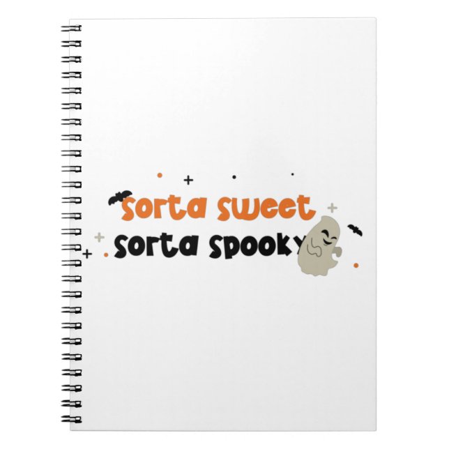 Caderno Espiral Sorta Doce Sorta Spooky (Frente)