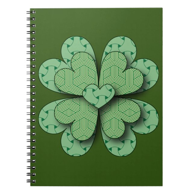 Caderno Espiral Sorte da humanidade do irlandês (Frente)