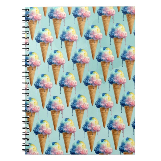 Caderno Espiral Sorvete (Frente)