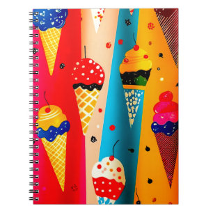 Caderno Espiral Sorvete Yummy