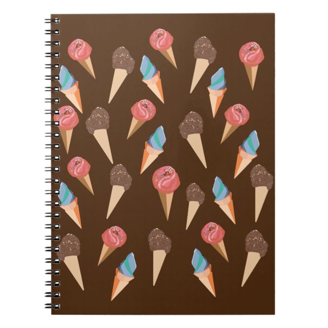 Caderno Espiral Sorvetes (Frente)
