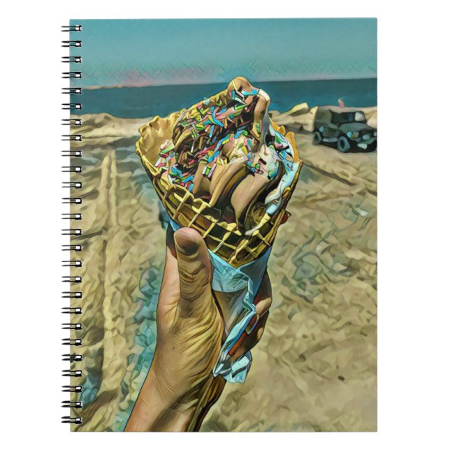 Caderno Espiral Sorvetes (Frente)