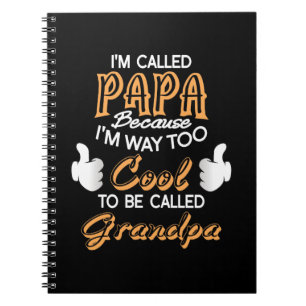 Caderno Espiral Sou chamado de Papai porque sou muito Legal