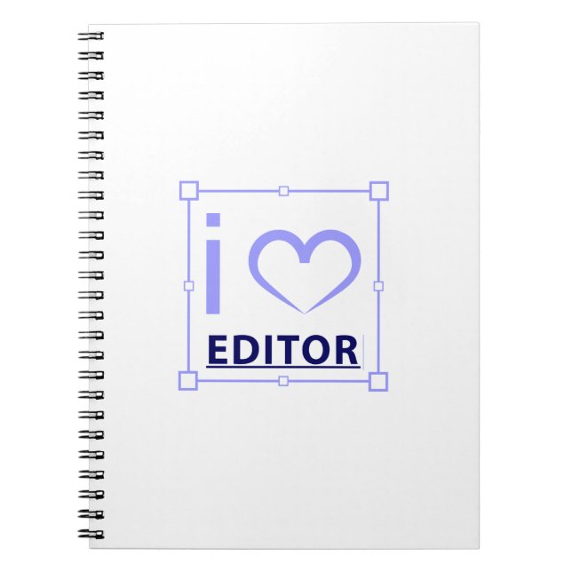 Caderno Espiral Sou Editor (Frente)