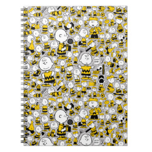 Caderno Espiral Sou o Charlie Brown Pattern