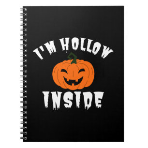 Caderno Espiral Sou o Hollow Dentro Pumkin Jack O Lantern