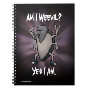Caderno Espiral Sou um desenho animado de Heavy Metal Weevil