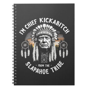 Caderno Espiral Sou uma Chefe da Tribo Slapahoe