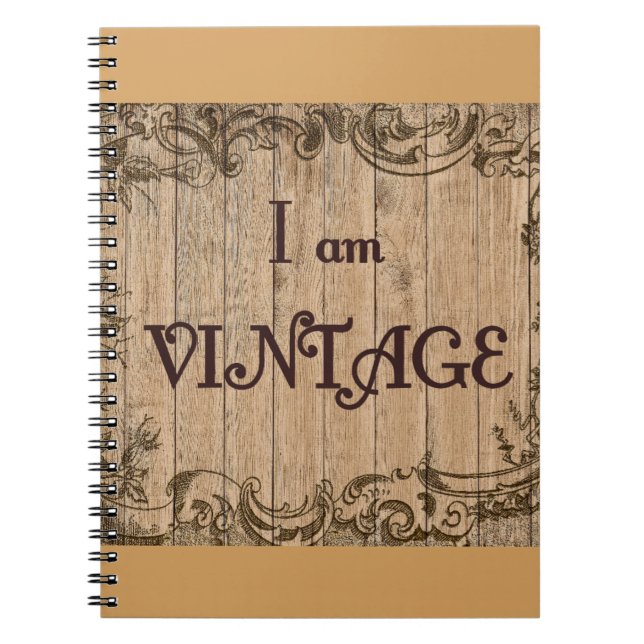 Caderno Espiral Sou Vintage (Frente)