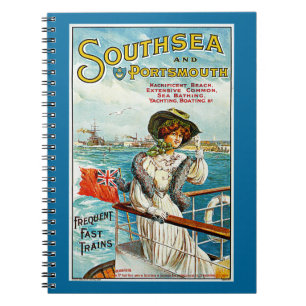 Caderno Espiral Southsea e Portsmouth