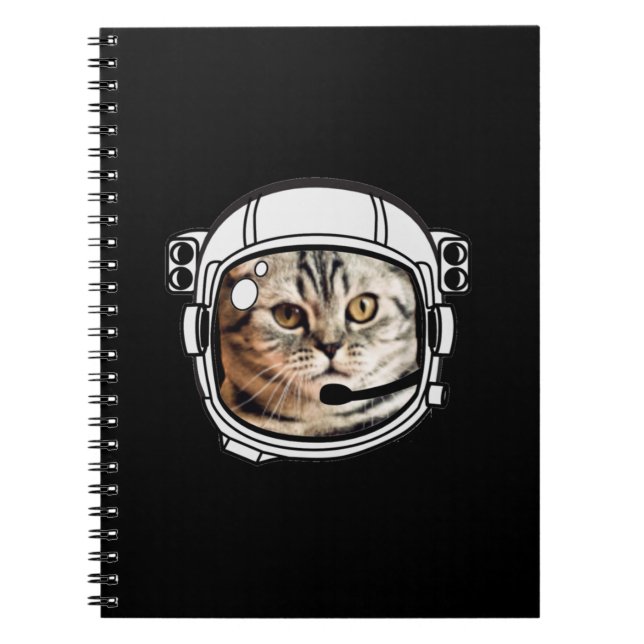 Caderno Espiral Space Cat (Frente)