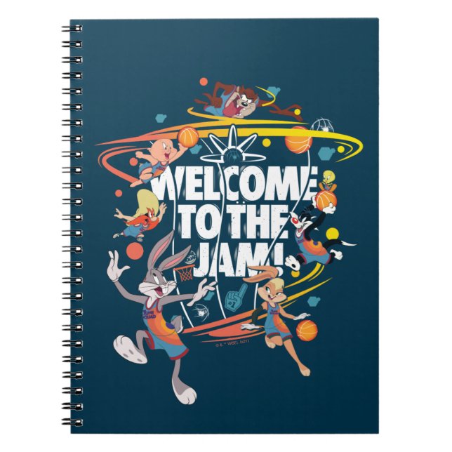 Caderno Espiral SPACE JAM: UM NOVO LEGADO™ | Bem-vindo ao Jam (Frente)