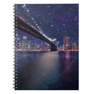 Caderno Espiral Spacey Manhattan Skyline