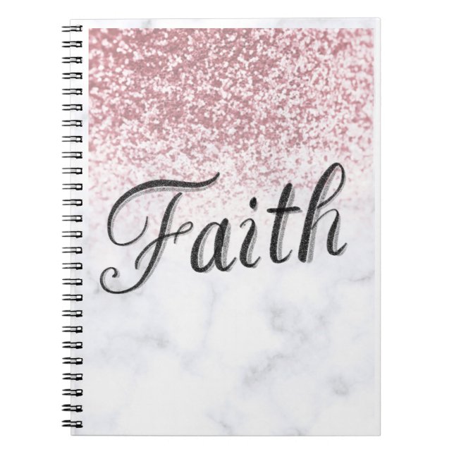 Caderno Espiral Sparkle Faith - Notebook (Frente)
