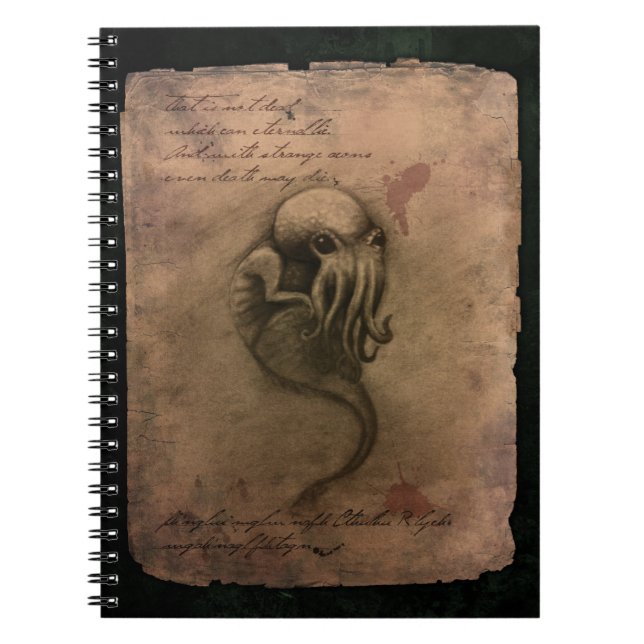 Caderno Espiral Spawn de Cthulhu (Frente)
