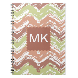 Caderno Espiral Spice Scribble Chevron ZigZag