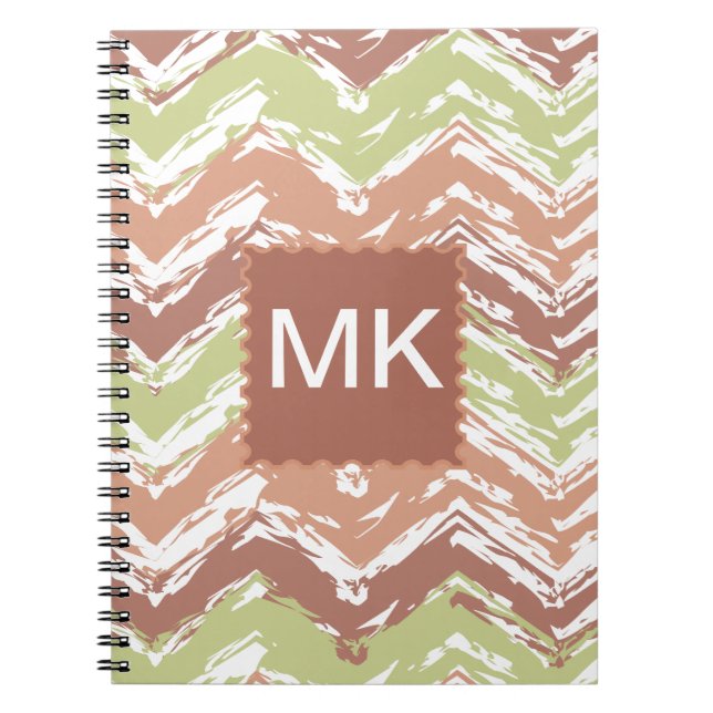 Caderno Espiral Spice Scribble Chevron ZigZag (Frente)