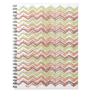 Caderno Espiral Spice Scribble Chevron ZigZag