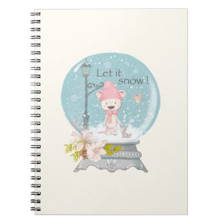Caderno Espiral Spiral Fotonotizbuch - Let it snow