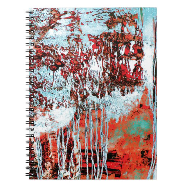 Caderno Espiral Spiral Photo Notebook – Corrosion Pulse (Frente)