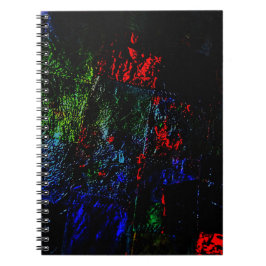 Caderno Espiral Spiral Photo Notebook dark texture abstract eco