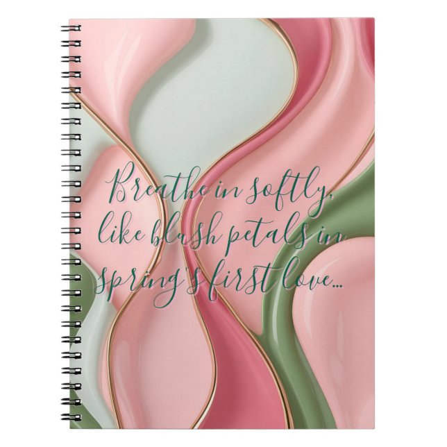 Caderno Espiral Spiral photo notebook in stylish graphic (Frente)