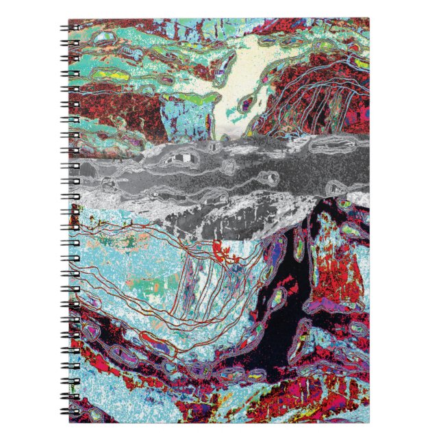 Caderno Espiral Spiral Photo Notebook – Strata Pulse (Frente)