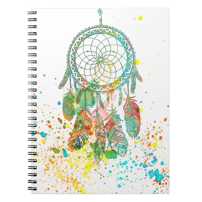 Caderno Espiral Splatter de Dreamcatcher (Frente)