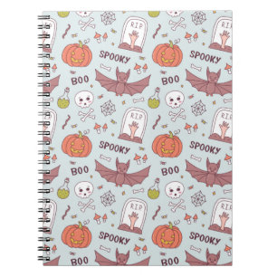 Caderno Espiral Spooky Halloween