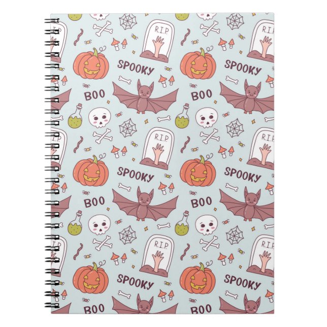 Caderno Espiral Spooky Halloween (Frente)