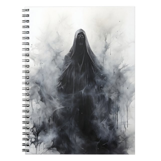 Caderno Espiral Spooky Halloween Ghost Scary Season (Frente)
