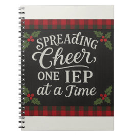 Caderno Espiral Spreading Cheer, One IEP at a Time