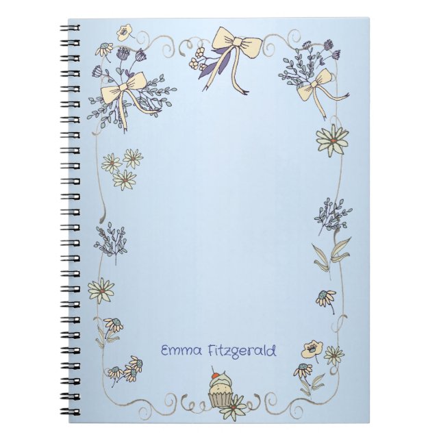Caderno Espiral Spring Daisy Whimsy (Frente)