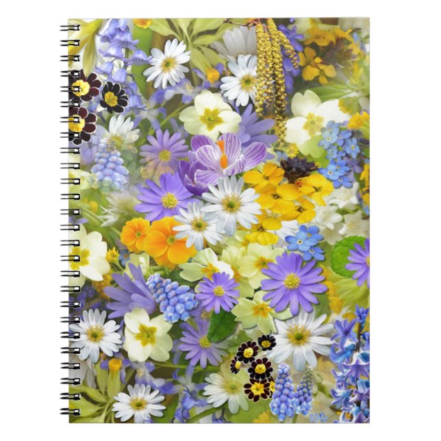 Caderno Espiral Spring Flower Selection (Frente)