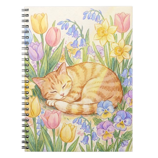 Caderno Espiral Spring Garden Dreams (Frente)