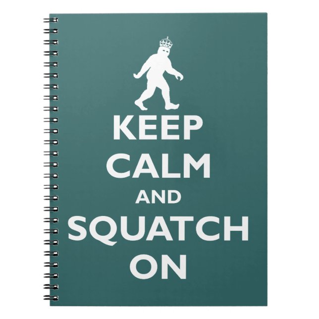 Caderno Espiral Squatch sobre (Frente)