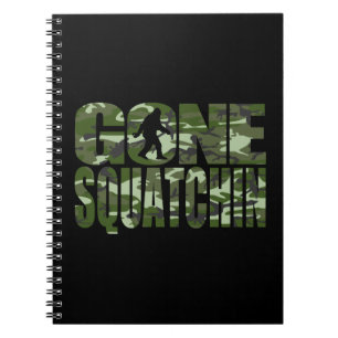 Caderno Espiral Squatchin ido Camo customizável