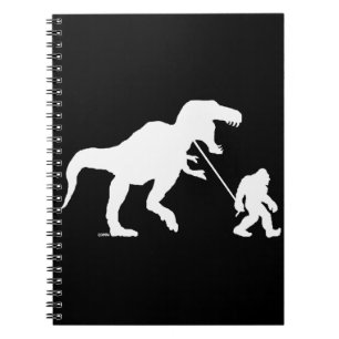 Caderno Espiral Squatchin ido com T-rex