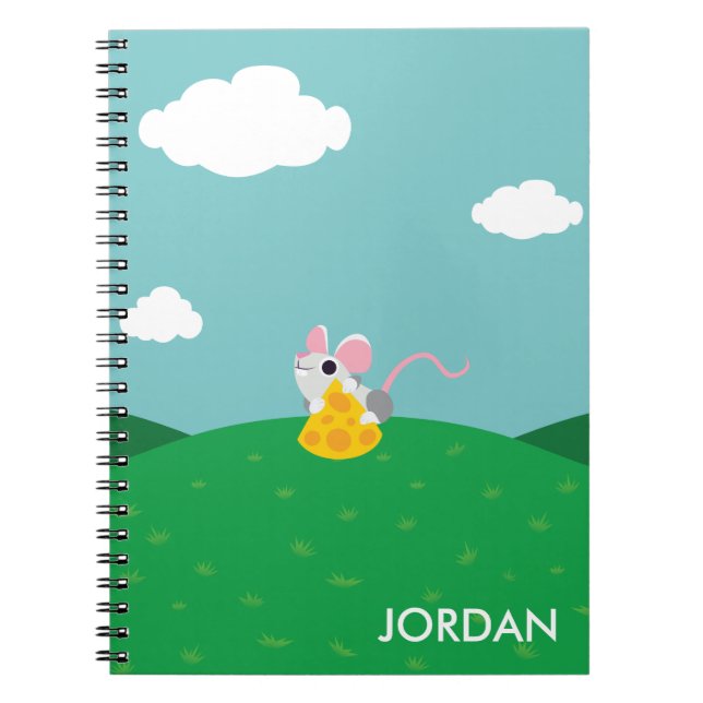 Caderno Espiral Sr. Cheeseman o rato (Frente)