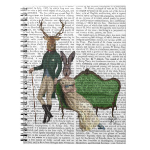Caderno Espiral Sr. Deer e Sra. Rabbit