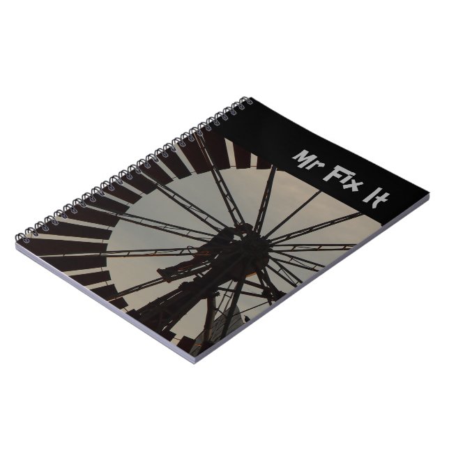 Caderno Espiral Sr. Fix É um notebook (Left Side)