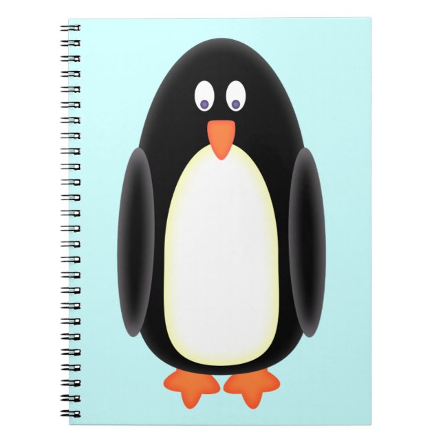 Caderno Espiral Sr. Pinguim (Frente)
